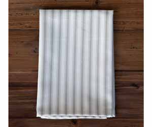 Tan Ticking Striped Cloth Napkin 