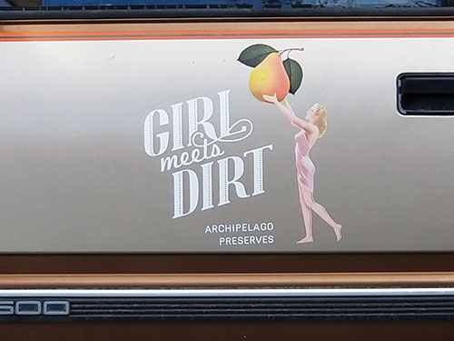 Girl Meets Dirt truck graphic