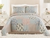 MaryJane's Home 3-Piece Proven&ccedil;al Rose Quilt Set - Full/Queen - MJHome-Provencal-Rose-Quilt-Set