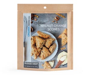 Organic Walnut-Orange Scones 